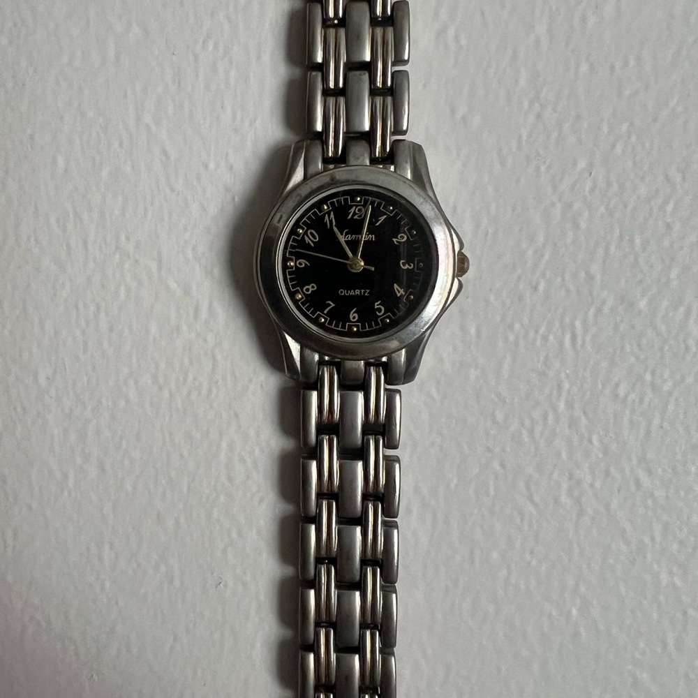 Hamlin Black Gold and Silver Watch - Picture 5 of 6